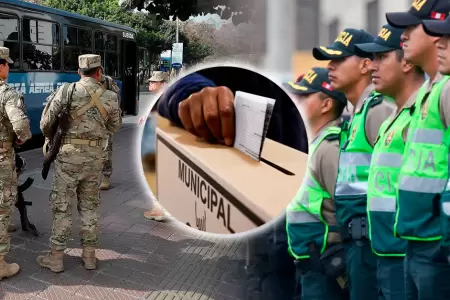 Polic�as y militares desempe�ar�n roles ampliados durante jornada electoral.