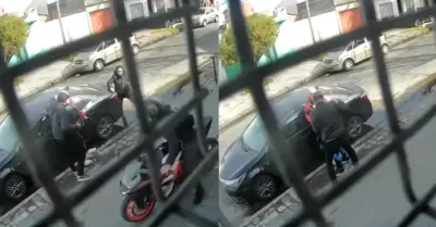 Polic�a retirado abate a delincuente tras robo