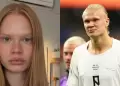 Erling Haaland: Conoce a Anastasia Kostromitina, la modelo rusa que es un "clon" del futbolista noruego