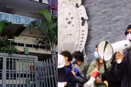 Estudiantes de San Marcos toman las facultados de Derecho y Ciencias Pol�ticas