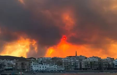 Incendio en Espa�a