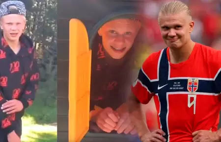 Erling Haaland y su faceta como rapero.