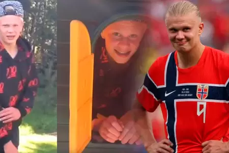 Erling Haaland y su faceta como rapero.