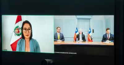 Presidente de Chile salud� a Keiko Fujimori.