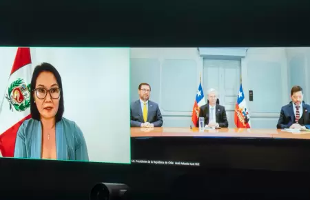 Presidente de Chile salud� a Keiko Fujimori.