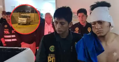 Captura de un sicario que propin� una balacera contra una miniv�n en Carabayllo.