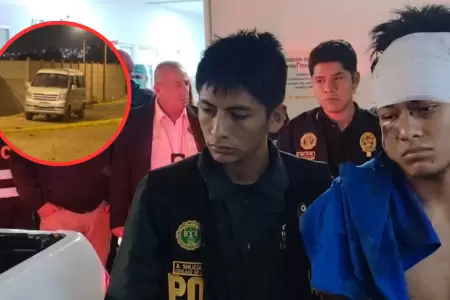 Captura de un sicario que propin� una balacera contra una miniv�n en Carabayllo.