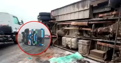 Grave accidente dejo m�ltiples personas afectadas durante viaje.