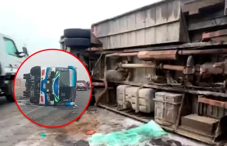 Grave accidente dejo m�ltiples personas afectadas durante viaje.
