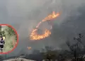 Cusco: Incendio forestal permanece activo en distrito cercano a Machu Picchu