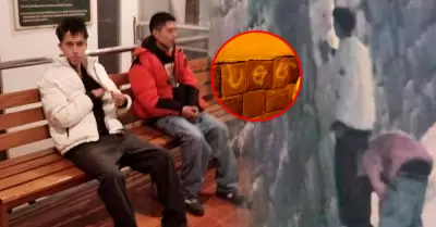 Sujetos atentaron con aerosoles muros del Centro Hist�rico.