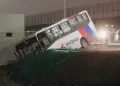 Callao: Bus de Aerodirecto se despista en ingreso al Aeropuerto Internacional Jorge Ch�vez