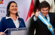 Javier Milei confirma que viajar� a Per� para la asunci�n presidencial de Keiko Fujimori
