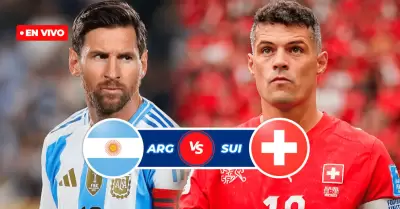 Sigue aqu� el minuto a minuto del partido Argentina vs. Suiza