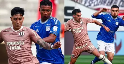 La 'U' venci� a Millonarios en amistoso con dos goles del Tunche Rivera