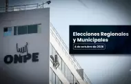 Elecciones Regionales y Municipales 2026: ONPE aprueba plan de medios para un voto responsable