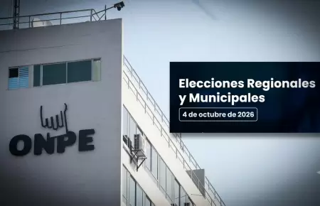 ONPE aprueba plan de medios para las Elecciones Regionales y Municipales 2026