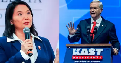 Keiko Fujimori / Jos� Antonio Kast.