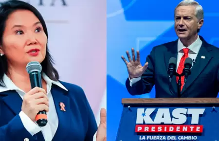 Keiko Fujimori / Jos� Antonio Kast.