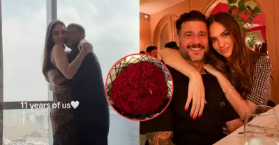 Natalie V�rtiz y Yaco Eskenazi celebran 11 a�os de casados