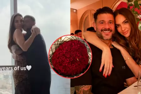 Natalie V�rtiz y Yaco Eskenazi celebran 11 a�os de casados