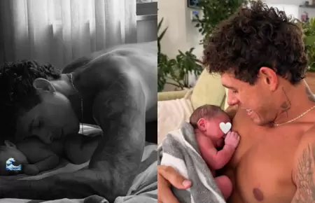 Hugo Garc�a es el pap� m�s feliz