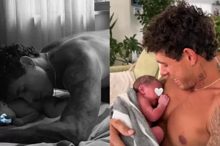 Hugo Garc�a es el pap� m�s feliz