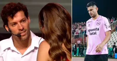 Flavia L�pez en el cumplea�os de Carlos Zambrano