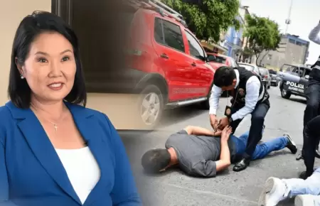 Keiko plantea rastrillajes, modificaci�n del C�digo Penal y la construcci�n de c