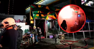 Incendio en un bar de Bangkok dej� 27 muertos.