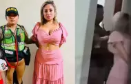 Piura: Fiscal detenida le dio un cabezazo a policía tras intervención a vehículo