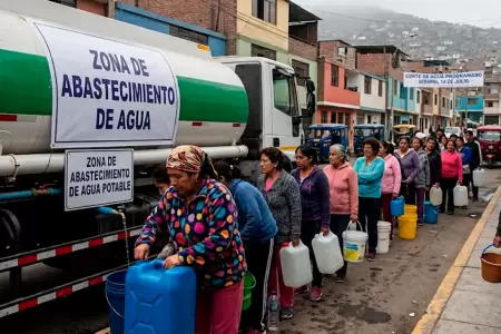 Corte de agua el 14 de julio, seg�n Sedapal.