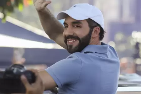 El mandatario salvadore�o espera ser reelecto por tercera vez para los comicios 