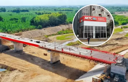 MTC anuncia rehabilitaci�n del puente Tumbes
