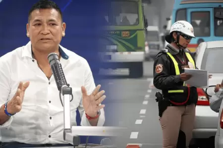 Samuel Daza plantea amnist�a de ATU para que choferes recuperen licencia