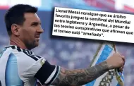 "Messi obtiene a su �rbitro favorito": Prensa inglesa explota por pol�mica designaci�n para el partido ante Argentina