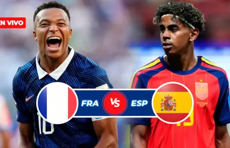 Francia vs Espa�a EN VIVO.