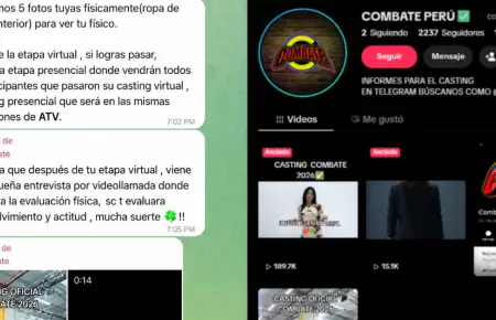Falso casting de "Combate"
