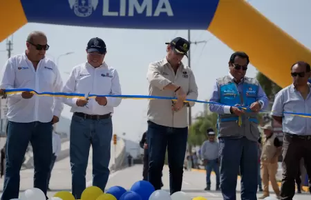 El alcalde de Lima inaugur� esta ma�ana la Nueva V�a r�pida Nicol�s Arriola.