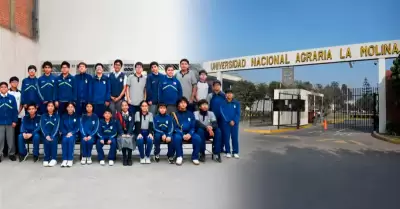 Una promoci�n completa de alumnos de un solo colegio ingres� a la UNALM.