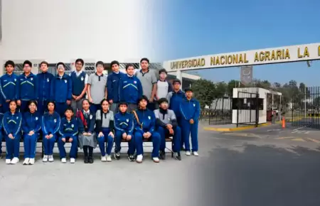 Una promoci�n completa de alumnos de un solo colegio ingres� a la UNALM.