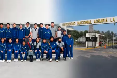 Una promoci�n completa de alumnos de un solo colegio ingres� a la UNALM.