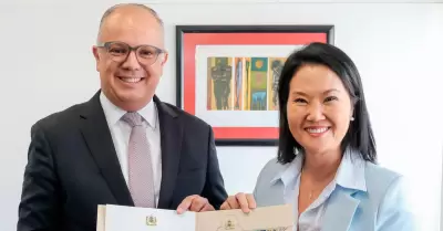 Embajador de Marruecos en el Per� visit� a Keiko Fujimori.