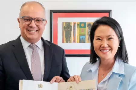 Embajador de Marruecos en el Per� visit� a Keiko Fujimori.
