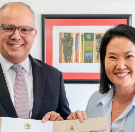 Embajador de Marruecos en el Per� visit� a Keiko Fujimori.