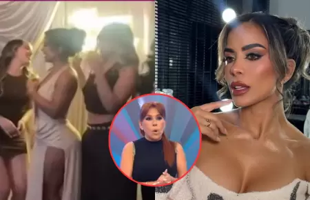 Vanessa L�pez anuncia acciones legales contra Magaly por im�genes de su cumplea�