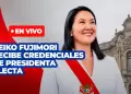 EN VIVO: Keiko Fujimori recibe HOY las credenciales del JNE como presidenta electa del Per�