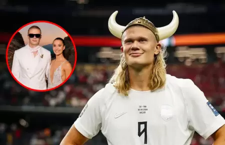 Erling Haaland se luce en desfile de moda