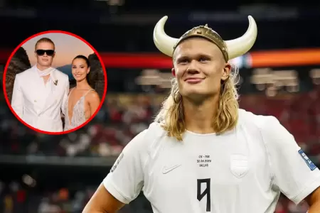 Erling Haaland se luce en desfile de moda