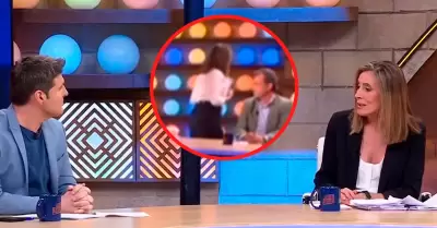 Conductora de TV espa�ola renuncia en vivo.